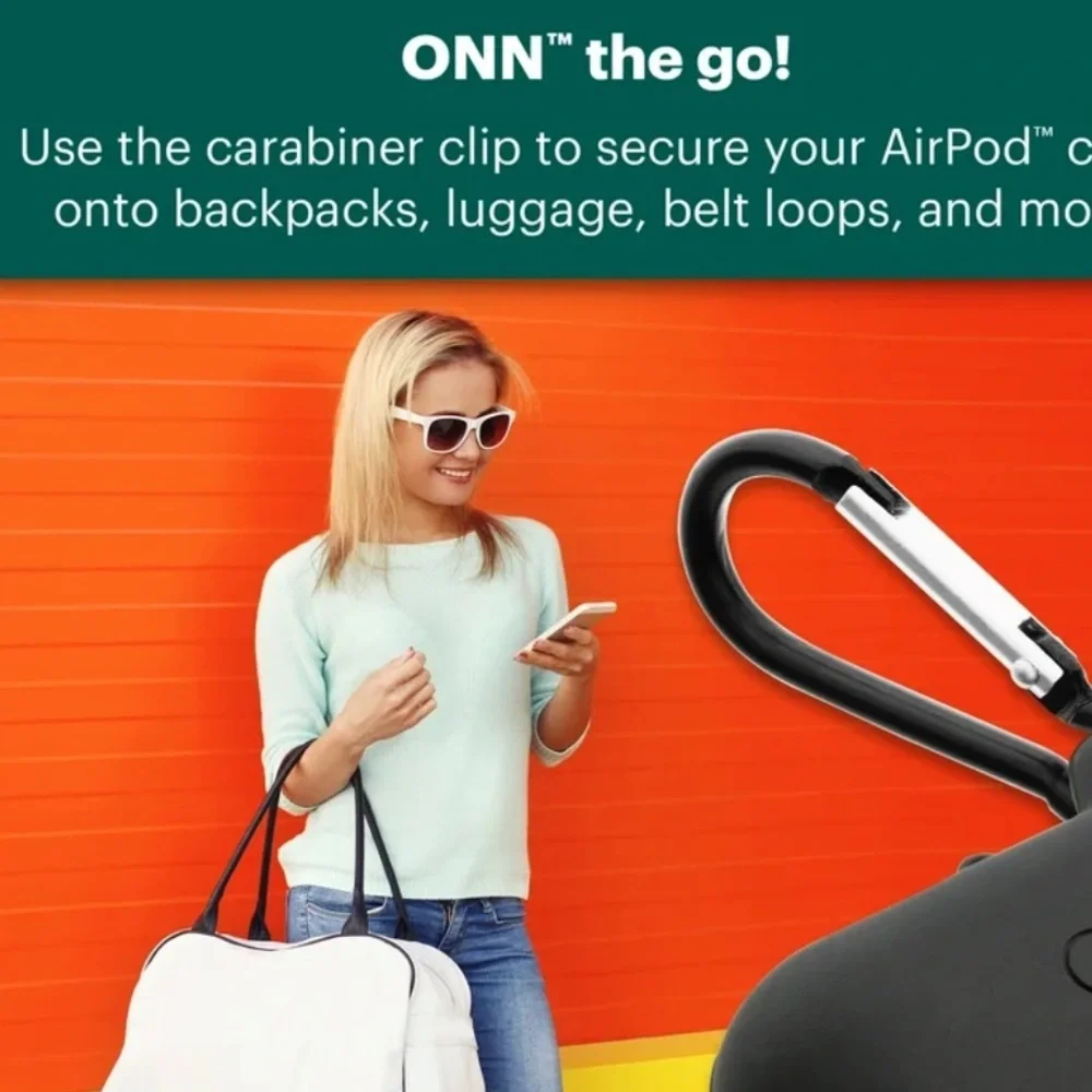 Omn water resistant AirPod Pro black charging case cover silicone protect new‎
